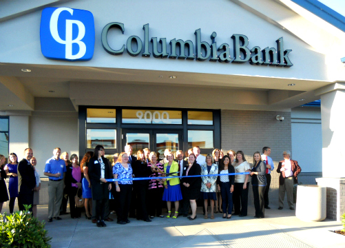 Ribbon Cutting Columbia Bank
